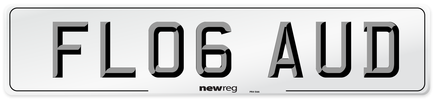 FL06 AUD Number Plate from New Reg